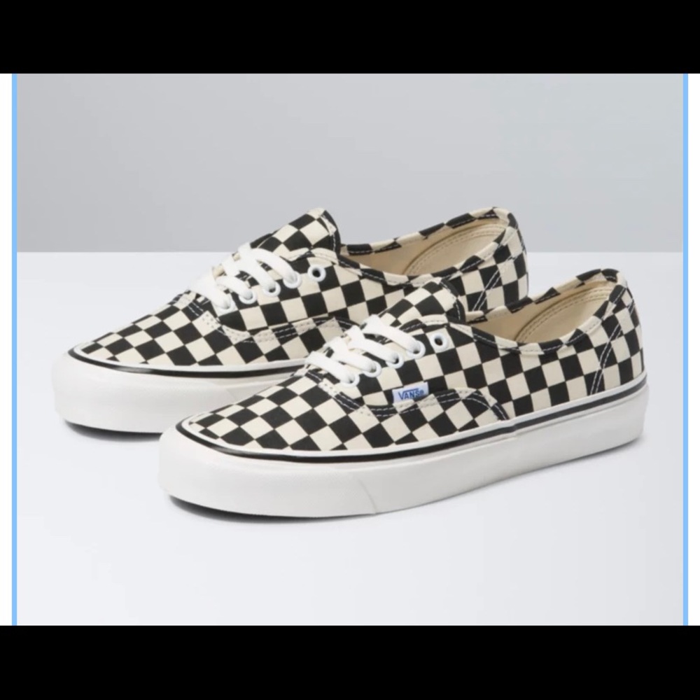 checked vans